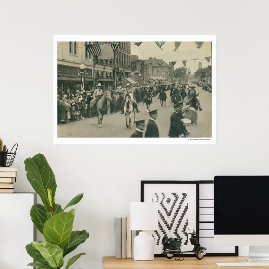 Cheyenne Frontier Days parade. Poster (Thuiskantoor)