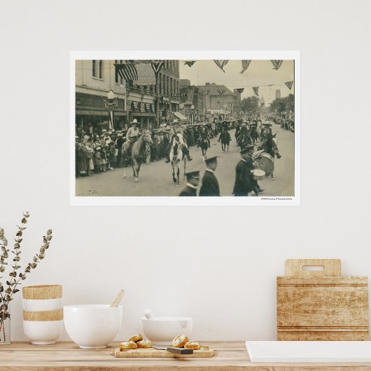 Cheyenne Frontier Days parade. Poster (Keuken)