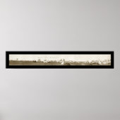 Cheyenne Indian Camp Foto 1909 Poster (Voorkant)