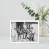 Cheyenne Mannen Omgekeerd met wit Briefkaart (Staand voorkant)