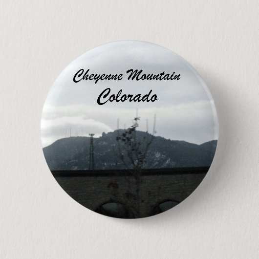 Cheyenne Mountain, Colorado Ronde Button 5,7 Cm (Voorkant)