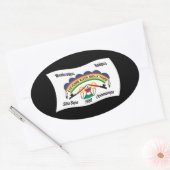 Cheyenne River Sioux Flag Sticker (Envelop)
