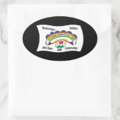Cheyenne River Sioux Vlag Sticker (Tas)