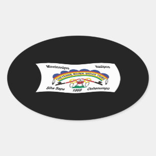Cheyenne River Sioux Vlag Sticker