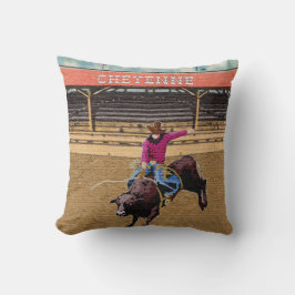 Cheyenne Rodeo Cowboy Bull Riding Kussen