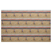 Cheyenne Rodeo Cowboy Calf Roping Fabric Stof (Yard (91,4 cm))