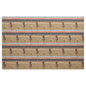 Cheyenne Rodeo Cowboy Steer/Team Roping Fabric Stof (Yard (91,4 cm))