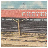 Cheyenne Rodeo Cowboy Steer/Team Roping Fabric Stof (Close Up)