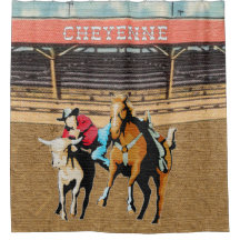 Cheyenne Rodeo Cowboy Steer Wrestling