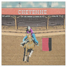 Cheyenne Rodeo Cowgirl Barrel Racing