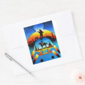 Cheyenne schild vierkante sticker (Envelop)