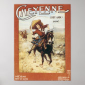 Cheyenne  Songbook Hoesje Poster (Voorkant)