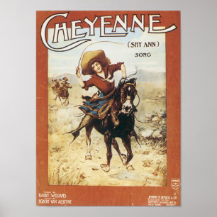 Cheyenne  Songbook Hoesje Poster