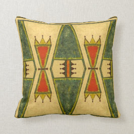 Cheyenne style 1860 parfleche design kussen