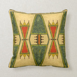 Cheyenne style 1860 parfleche design kussen
