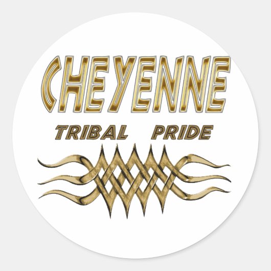 Cheyenne Tribal Pride Decal of Sticker Sheet (Voorkant)