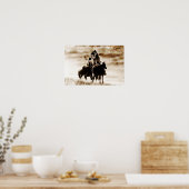 Cheyenne Warriors Canvas afdrukken Poster (Keuken)