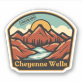 Cheyenne Wells, Colorado Sticker (Voorkant)