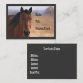 Cheyenne, Western bedrijf Visitekaartje (Voorkant / Achterkant)