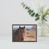 Cheyenne, Western bedrijf Visitekaartje (Staand voorkant)