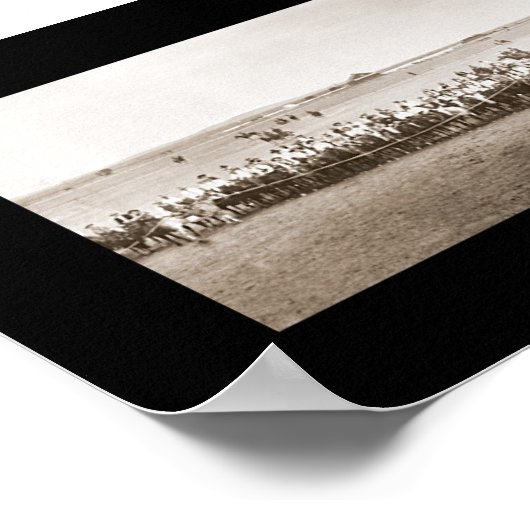 Cheyenne WY Frontier Foto 1910 Poster (Hoek)