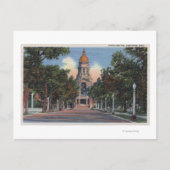 Cheyenne, WY - Uitzicht van staatskapitol en Drive Briefkaart (Voorkant)