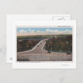 Cheyenne, WY - Viaduct & Main Outlet for Motor Briefkaart (Voorkant / Achterkant)