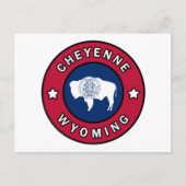 Cheyenne Wyoming Briefkaart (Voorkant)
