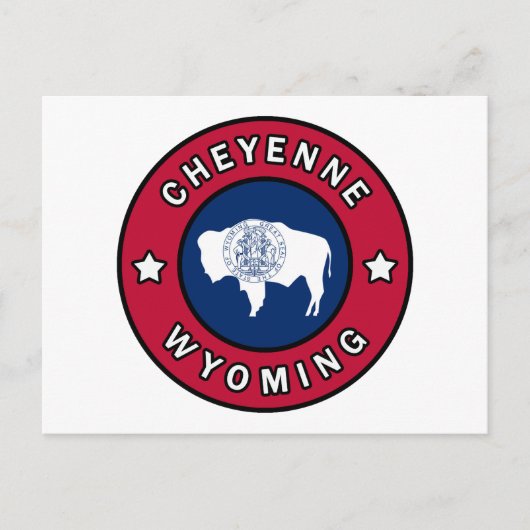 Cheyenne Wyoming Briefkaart (Voorkant)