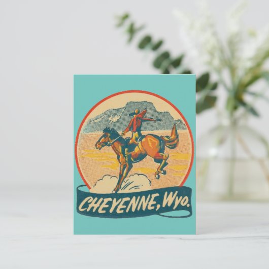 Cheyenne, Wyoming Briefkaart (Staand voorkant)