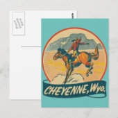 Cheyenne, Wyoming Briefkaart (Voorkant / Achterkant)