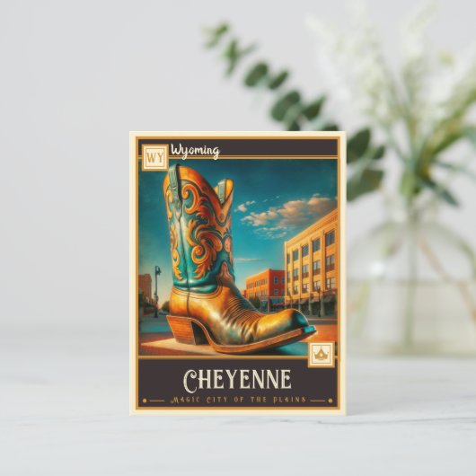 Cheyenne, Wyoming |  Briefkaart (Staand voorkant)