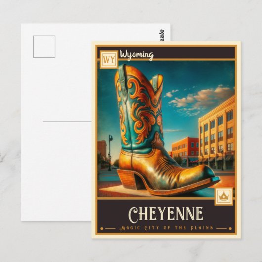 Cheyenne, Wyoming | Briefkaart (Voorkant / Achterkant)