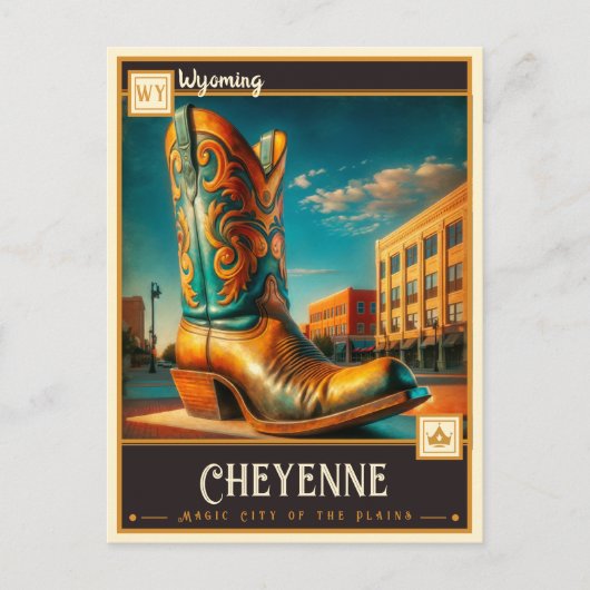 Cheyenne, Wyoming |  Briefkaart (Voorkant)