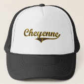 Cheyenne Wyoming Classic Design Trucker Pet (Voorkant)
