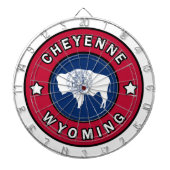 Cheyenne Wyoming Dartbord (Voorkant)