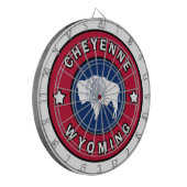 Cheyenne Wyoming Dartbord (Voorkant Links)