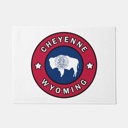 Cheyenne Wyoming Deurmat (Voorkant)
