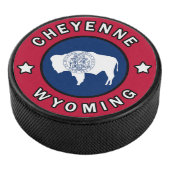 Cheyenne Wyoming Hockey Puck (3/4)