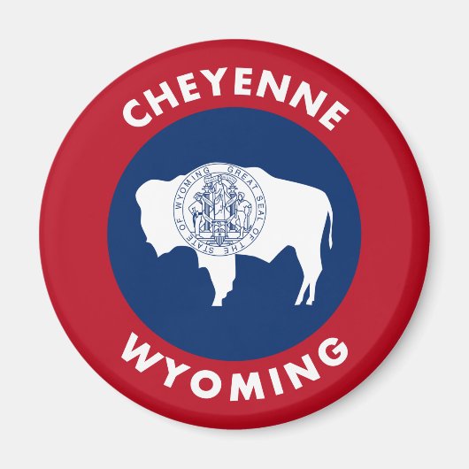 Cheyenne Wyoming Magneet (Voorkant)