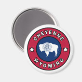 Cheyenne Wyoming Magneet (Voorkant / Achterkant)