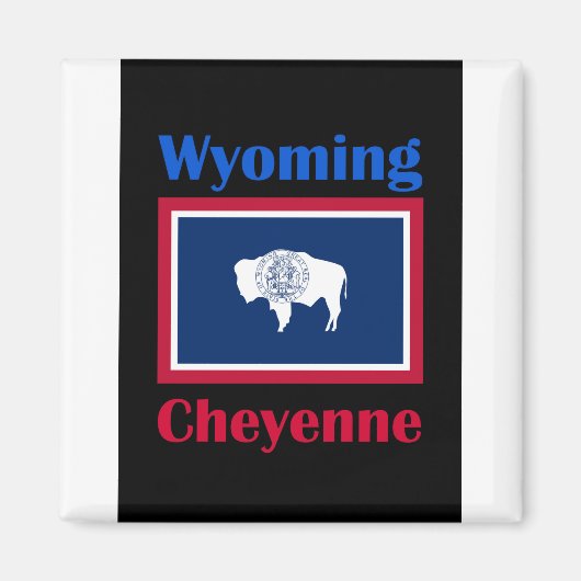 Cheyenne Wyoming Magneet (Voorkant)