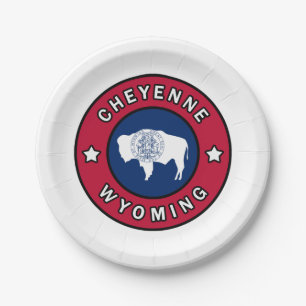 Cheyenne Wyoming Papieren Bordje