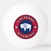 Cheyenne Wyoming Pingpongbal (Voorkant)