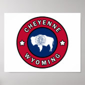 Cheyenne Wyoming Poster (Voorkant)