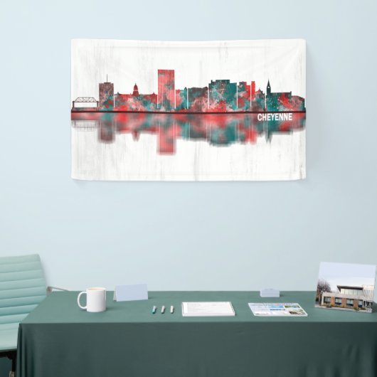 Cheyenne Wyoming Skyline Spandoek (Beurs)