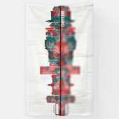 Cheyenne Wyoming Skyline Spandoek (Verticaal)