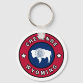 Cheyenne Wyoming Sleutelhanger (Voorkant)
