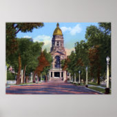 Cheyenne Wyoming State Capitol Building Poster (Voorkant)