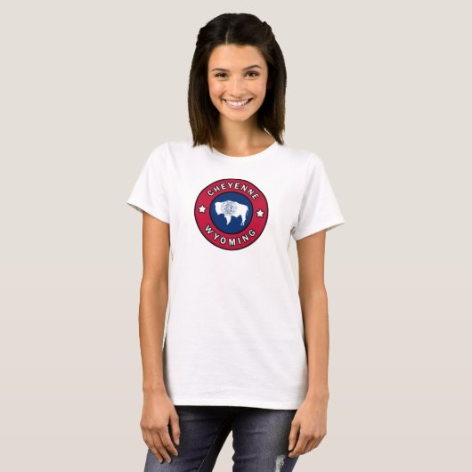 Cheyenne Wyoming T-shirt (Voorkant volledig)